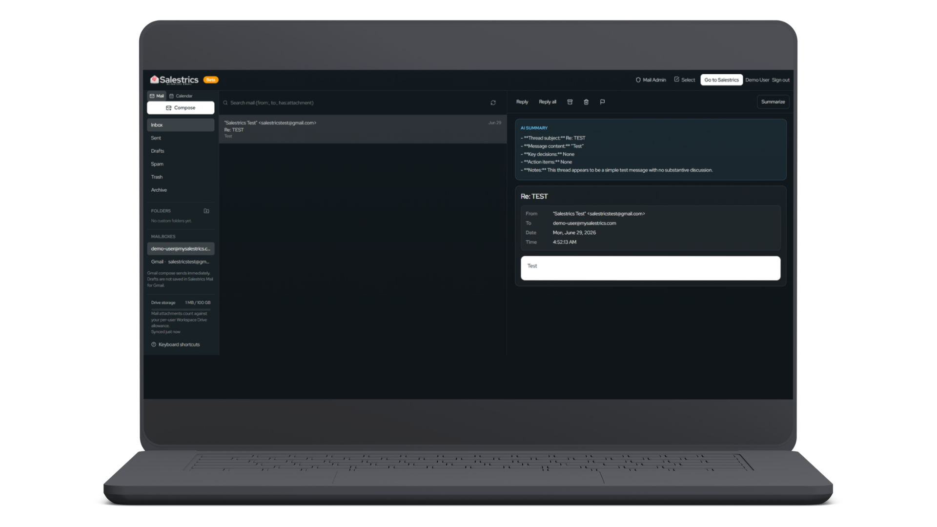 Salestrics platform screenshot 5