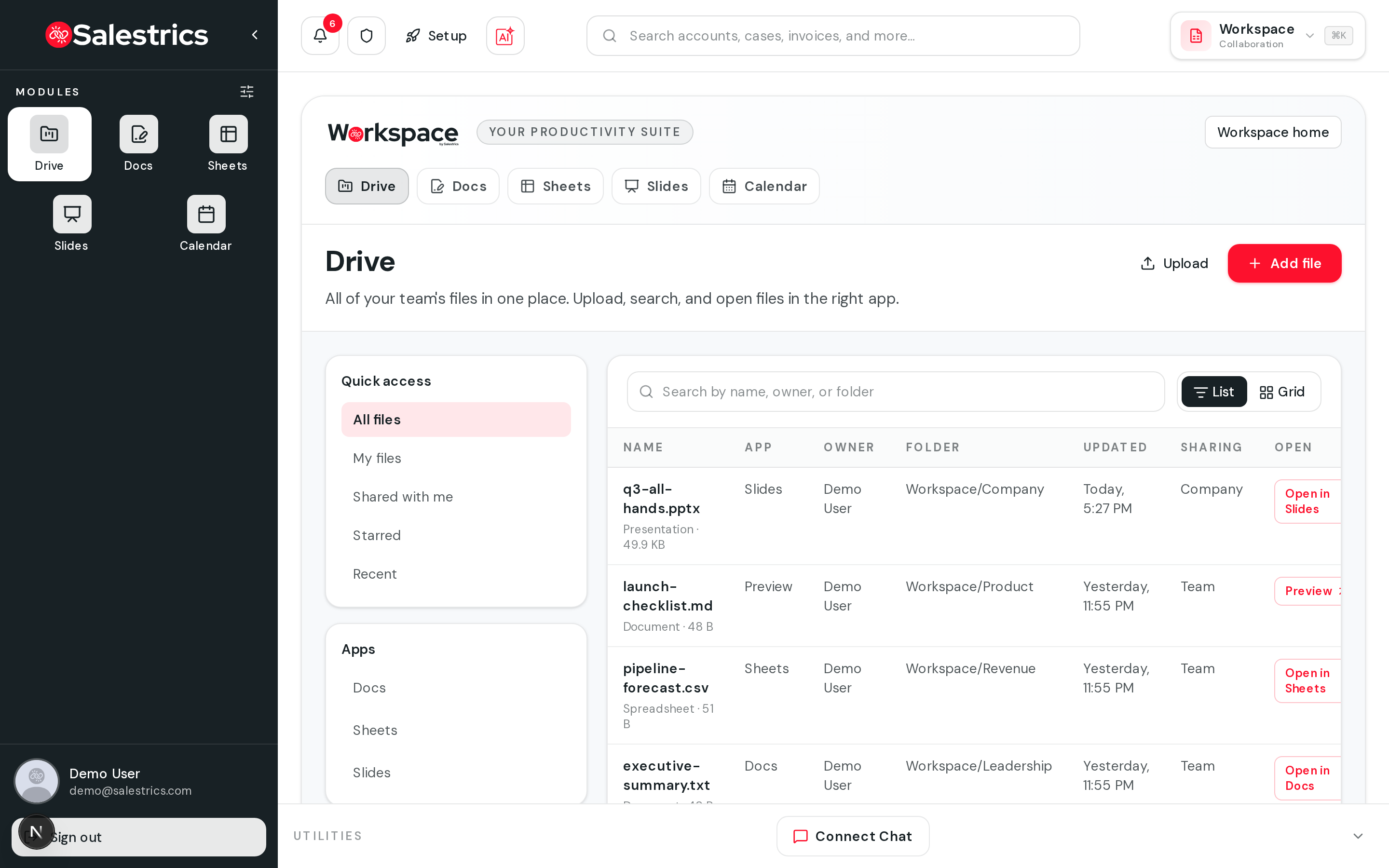 Workspace Drive